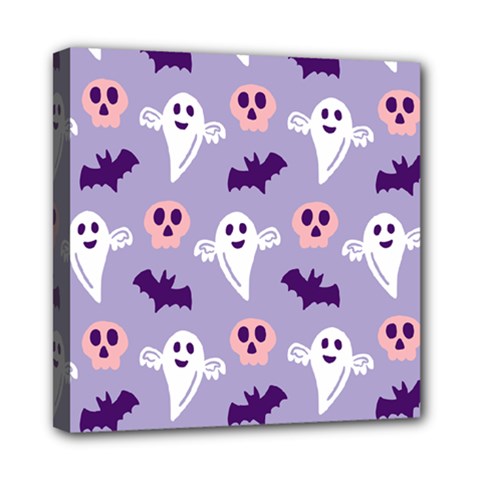 Boo Crew Halloween Season Mini Canvas 8  X 8  (stretched) by Safari