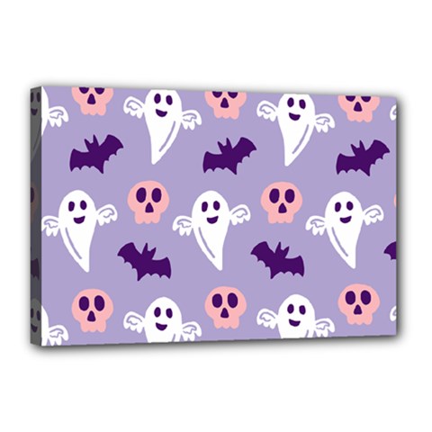 Boo Crew Halloween Season Canvas 18  X 12  (stretched) by Safari