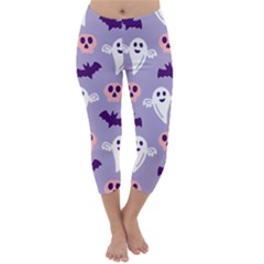 Boo Crew Halloween Season Capri Winter Leggings 