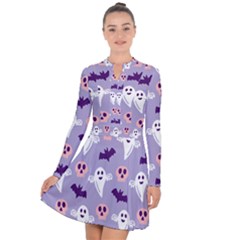 Boo Crew Halloween Season Long Sleeve Panel Dress by Safari