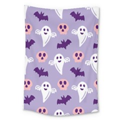 Boo Crew Halloween Season Large Tapestry