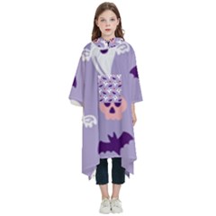 Boo Crew Halloween Season Kids  Hooded Rain Ponchos