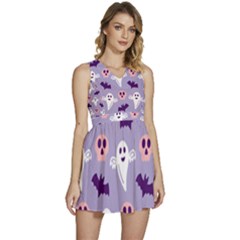 Boo Crew Halloween Season Sleeveless High Waist Mini Dress by Safari