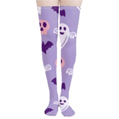 Boo Crew Halloween Season Thigh High Stockings by Safari