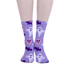 Boo Crew Halloween Season Smooth Crew Length Tube Socks by Safari