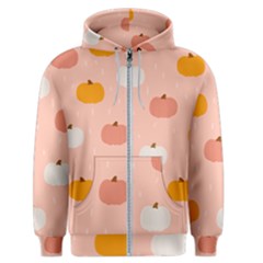 Pumpkin Pattern Halloween 20240926 160345 0000 Men s Zipper Hoodie