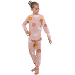 Pumpkin Pattern Halloween 20240926 160345 0000 Kids  Long Sleeve Set 