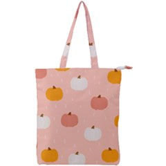 Pumpkin Pattern Halloween 20240926 160345 0000 Double Zip Up Tote Bag by Safari