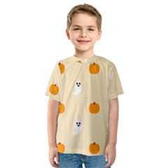 Pumpkin and boo crew halloween  Kids  Sport Mesh T-Shirt