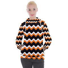 Halloween Wavy 20240926 161241 0000 Women s Hooded Pullover