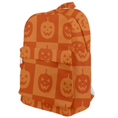 Seamless Halloween Pattern With Smiling Pumpkin 20240926 161520 0000 Classic Backpack by Safari