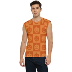 Seamless Halloween Pattern With Smiling Pumpkin 20240926 161520 0000 Men s Raglan Cap Sleeve T-shirt by Safari