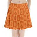 Seamless Halloween Pattern With Smiling Pumpkin 20240926 161520 0000 Pleated Mini Skirt View1