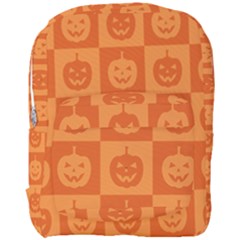 Seamless Halloween Pattern With Smiling Pumpkin 20240926 161520 0000 Full Print Backpack by Safari