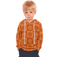 Seamless Halloween Pattern With Smiling Pumpkin 20240926 161520 0000 Kids  Overhead Hoodie