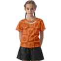 Seamless Halloween Pattern With Smiling Pumpkin 20240926 161520 0000 Kids  Front Cut T-Shirt View1