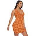 Seamless Halloween Pattern With Smiling Pumpkin 20240926 161520 0000 Draped Bodycon Dress View3