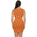 Seamless Halloween Pattern With Smiling Pumpkin 20240926 161520 0000 Draped Bodycon Dress View4