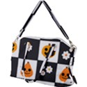 Seamless Halloween Pattern With Smiling Pumpkin 20240926 161714 0000 Canvas Crossbody Bag View2