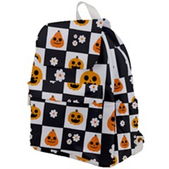 Seamless Halloween Pattern With Smiling Pumpkin 20240926 161714 0000 Top Flap Backpack by Safari