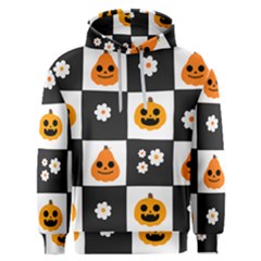 Seamless Halloween Pattern With Smiling Pumpkin 20240926 161714 0000 Men s Overhead Hoodie by Safari