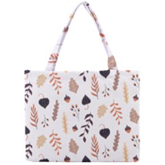 Autumn Seamless Leaves Pattern  Mini Tote Bag by Safari