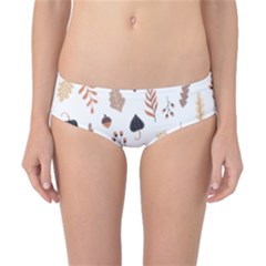 Autumn Seamless Leaves Pattern  Classic Bikini Bottoms