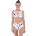 Autumn Seamless Leaves Pattern  Bandaged Up Bikini Set  View1