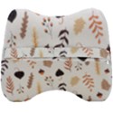 Autumn Seamless Leaves Pattern  Velour Head Support Cushion View2