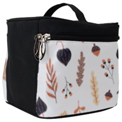 Autumn Seamless Leaves Pattern  Make Up Travel Bag (big)