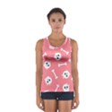 Halloween Pattern With Sculles And Bones 20240926 160927 0000 Sport Tank Top  View1