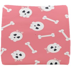 Halloween Pattern With Sculles And Bones 20240926 160927 0000 Seat Cushion by Safari