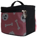 Halloween Pattern With Sculles And Bones 20240926 160927 0000 Make Up Travel Bag (Big) View2