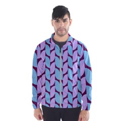 Purple Blue Pattern Men s Windbreaker