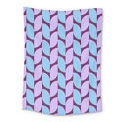 Purple Blue Pattern Medium Tapestry