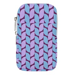 Purple Blue Pattern Waist Pouch (small)