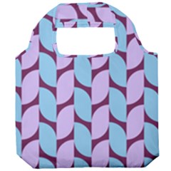 Purple Blue Pattern Foldable Grocery Recycle Bag by ytdream