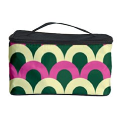 Green Yellow Pattern Cosmetic Storage Case by ytdream