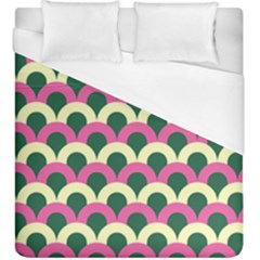 Green Yellow Pattern Duvet Cover (king Size)