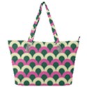 Green Yellow Pattern Full Print Shoulder Bag View1