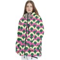 Green Yellow Pattern Women s Multi Pockets Zip Ski and Snowboard Waterproof Breathable Jacket View2