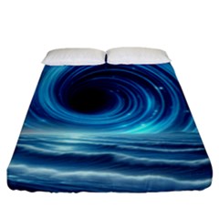 Astral Waveform Fantasy Fitted Sheet (king Size)