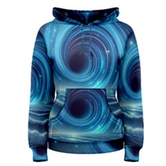 Astral Waveform Fantasy Women s Pullover Hoodie