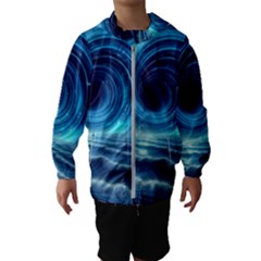 Astral Waveform Fantasy Kids  Hooded Windbreaker