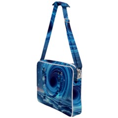 Astral Waveform Fantasy Cross Body Office Bag by Grandong