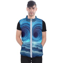 Astral Waveform Fantasy Men s Puffer Vest