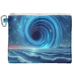 Astral Waveform Fantasy Canvas Cosmetic Bag (xxl) by Grandong