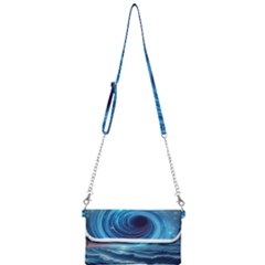 Astral Waveform Fantasy Mini Crossbody Handbag by Grandong