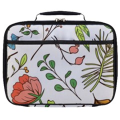 Line Floral Art Pattern Ornament Full Print Lunch Bag