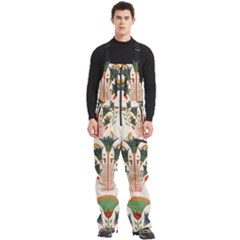 Ancient Egypt Antique Archeology Men s Front Zip Ski And Snowboard Bib Pants by Grandong